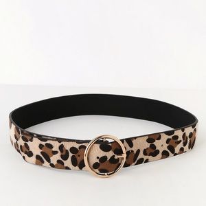 NEW leopard patterned belt